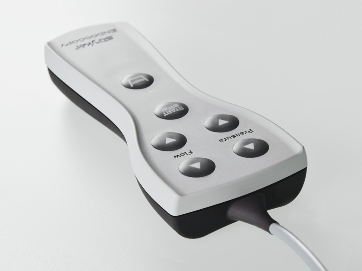 Stryker FloSteady Control – Handbedienung, SynapsisDesign, Industriedesign, Produktdesign, Design